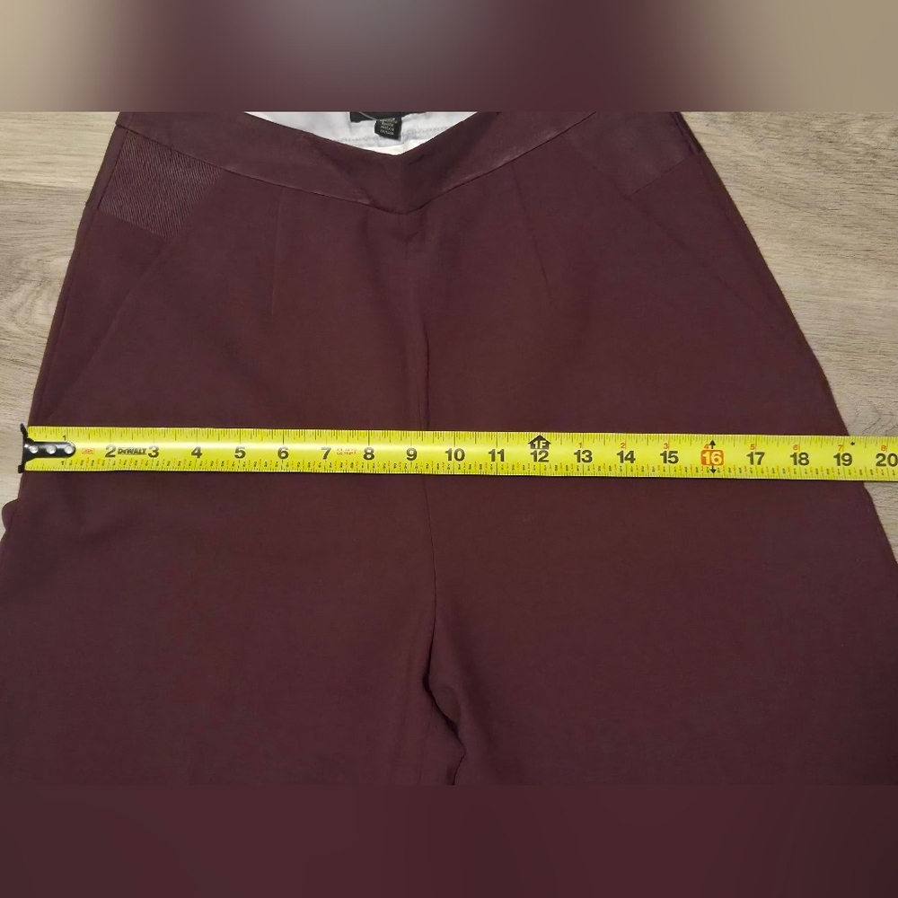 Ted Baker Red Flare Jeans High-Waisted Wide-Leg Size # 1 - Picture 5 of 7